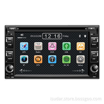Car GPS Navigation System for Nissan Universal, NAV/CD/MP3/DVD/USB/SD/BT with 6.2" TFT Monitor
